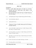 luận văn quản trị kinh doanh  Hoàn thiện quản trị bán hàng tại Công ty Cổ phần Thương mại XNK Viễn Thông A Chi nhánh Vĩnh Phúc