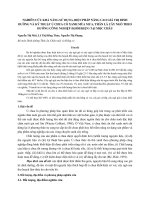 Nghiên cứu khả năng sử dụng, biện pháp nâng cao giá trị dinh dưỡng và kỹ thuật ủ chua cỏ xanh mùa mưa, thân lá cây ngô theo hướng công nghiệp tại Mộc Châu