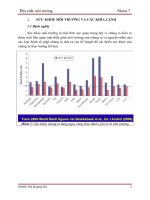 Địa chất môi trường -SỨC KHỎE MÔI TRƯỜNG VÀ CÁC KHÍA CẠNH