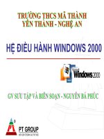 Tổng quan về hệ điều hành XP