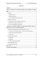 ỨNG DỤNG NGHIÊN CỨU KHOA HỌC TRONG VIỆC CẢI TIẾN THUẬT TOÁN TÌM TẬP PHỔ BIẾN