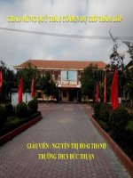 Giáo án bồi dưỡng thao giảng, thi giáo viên môn hoá 8 Bài thực hành số 1 (4)