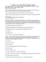 Ý nghĩa các con số sim điện thoại