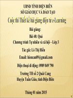 slide tnxh lớp 3 -quả -GV lò thị hiền