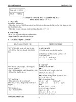 Giáo án buổi 2 môn Toán 9 (mới)