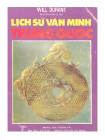 Ebook LỊCH SỬ VĂN MINH TRUNG QUỐC