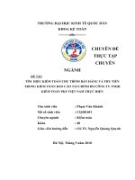 luận văn quản trị kinh doanh Hoàn thiện kiểm toán chu trình bán hàng và thu tiền trong kiểm toán BCTC do Công ty TNHH Kiểm toán PKF Việt Nam thực hiện