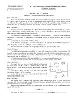 Đề thi chọn HSG Tỉnh 2011_Lý9_B