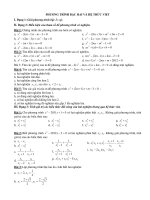 hệ thức viet và phương tình bậc hai