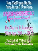 English 4 - Review from unit 1 to unit 3