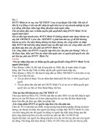 bài tập luật kinh tế cô Hà có giải