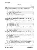 BÁO CÁO-Hoàn thiện Chuẩn mực và Chế độ kế toán Việt Nam hiện hành về kế toán chi phí dự phòng