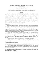 Khả năng sinh sản của hai dòng lợn nái ông bà VCN11 và VCN12