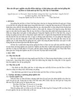 Báo cáo kết quả nghiên cứu đặc điểm sinh học và khả năng sản xuất của hai giống thỏ nội Đen và Xám nuôi tại Hà Tây, Hà Nội và Ninh Bình