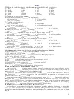 on thi TNTHPT- mon tieng anh lop12