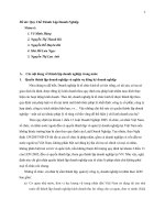 Tiểu luận môn luật doanh nghiệp Quy Chế Thành Lập Doanh Nghiệp