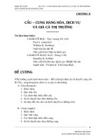 Bài tập Kinh tế vi mô (chương 2)