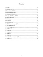 BÀI BÁO CÁO THỰC TẬP-HTML CĂN BẢN