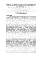 Nghiên cứu các biện pháp làm khô cỏ và nâng cao giá trị dinh dưỡng cỏ khô (hòa thảo), ứng dụng công nghệ cơ khí đóng bánh cỏ khô (họ đậu)