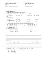 Bai Kiem tra giua ki