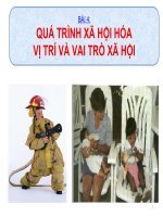 Bài giảng Xã hội học đại cương Chương 4 - ThS. Đỗ Hồng Quân