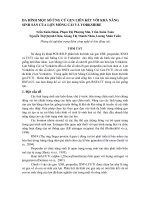 Đa hình một số ứng cử gen liên kết với khả năng sinh sản của lợn móng cái và yorkshire