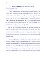 Tìm hiểu về hoạt động sản xuất  kinh doanh Công ty cổ phần đầu tư và xây dựng Hoàng Liên Sơn