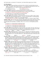 Đề thi đại học từ 2007-2012 phần dòng điện xoay chiều