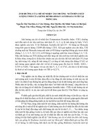 Ảnh hưởng của chỉ số nhiệt ẩm chuồng nuôi đến chất lượng tinh của giống bò brahman australia nuôi tại moncada