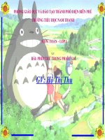 slide tóan lớp 1 -phép trừ trong phạm vi 4