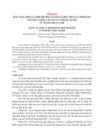 Thông báo Khả năng sinh sản, sinh trưởng và chất lượng thịt của nhóm lợn nái chất lượng cao L71 và L72 được tạo ra từ nguồn gen của PIC