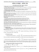 Lý thuyết và bài tập chương sóng cơ học- sóng âm