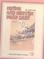Ebook NHỮNG CÂU CHUYỆN PHÁP LUẬT - 2