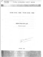 BÌNH ÁP LỰC YÊU CẦU KỸ THUẬT AN TOÀN THIẾT KẾ CHẾ TẠO LẮP ĐẶT SỬ DỤNG SỬA CHỮA