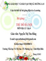 slide địa lí 1 -thủ đô hà nội