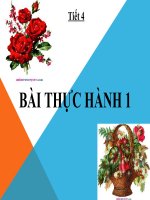 Giáo án bồi dưỡng thao giảng, thi giáo viên môn hoá 8 Bài thực hành số 1 (6)
