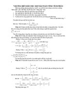 7 hướng tiếp cận bài toán tích phân