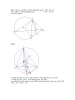 hướng dẫn giải 2 bài toán khó