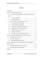 luận văn quản trị kinh doanh Hoạt động kinh doanh của công ty cổ phần tập đoàn ABC 3