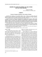 NGHIÊN CỨU CHỌN TẠO GIỐNG LẠC, ĐẬU TƯƠNG CHO CÁC TỈNH PHÍA BẮC