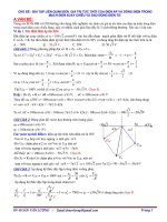 Trị cực tức thời của dao động điện từ