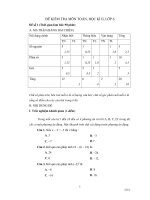 Đề HKII Toán 6 - 1