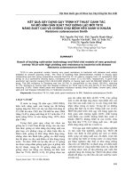 KẾT QUẢ XÂY DỰNG QUY TRÌNH KỸ THUẬT CANH TÁC VÀ MÔ HÌNH SẢN XUẤT THỬ GIỐNG LẠC MỚI TK10 NĂNG SUẤT CAO VÀ CHỐNG CHỊU BỆNH HÉO XANH VI KHUẨN