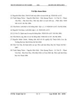 đồ án kỹ thuật điện cơ  Quy hoạch và cải tạo lưới điện tỉnh Sơn La giai đoạn 2010 - 2020, thiết kế trạm biến áp trung gian Mường La