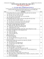 Sinh 6 Ngân hàng đề