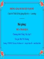 slide tiếng việt 5 -mùa thảo quả _B.T Nương