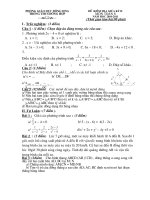 De khao sat giua ky II toan 8