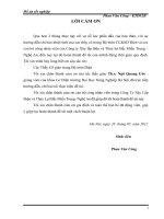 đồ án kỹ thuật điện cơ  Một số yêu cầu được sử dụng khi đề suất phương án cải tạo lưới điện phường Đông Vĩnh và phân vùng phụ tải