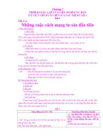 Lịch sử 8 Tiết 1 đến 25