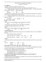 Các chuyên đề hóa học luyện thi quốc gia PTTH